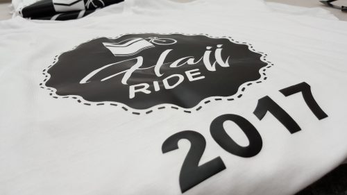 Print Droid 1 colour Tshirts ofr Hajj Ride 2017