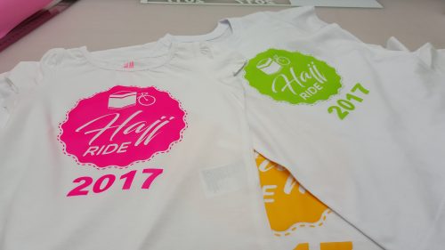Print Droid 1 colour Tshirts ofr Hajj Ride 2017